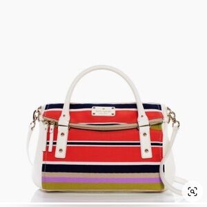 Kate Spade | Cobble Hill Small Leslie Multi-Color Stripe Used Includes dust bag
